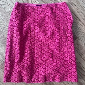 Ann Taylor Fuchsia Pencil Skirt- vintage